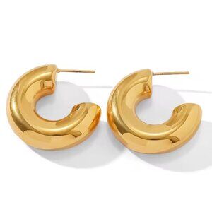 14K Gold Filled Hoop Earrings